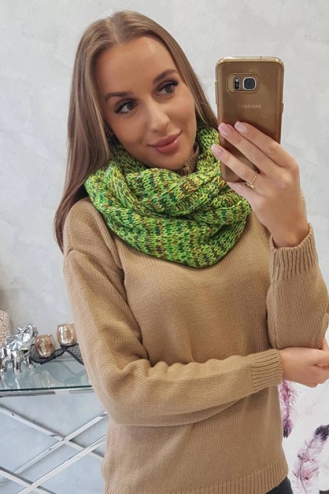 KN15 Komin damski zielony neon KN15 Komin damski zielony neon