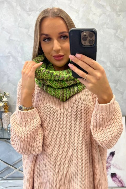 KN16 Komin damski zielony neon KN16 Komin damski zielony neon