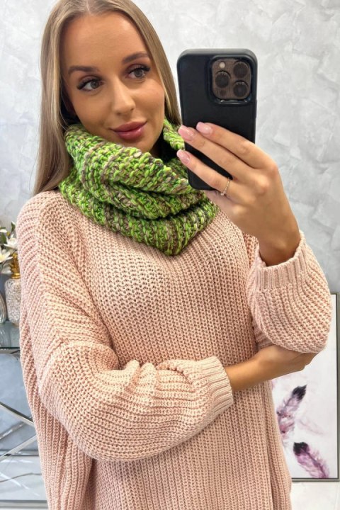 KN16 Komin damski zielony neon KN16 Komin damski zielony neon