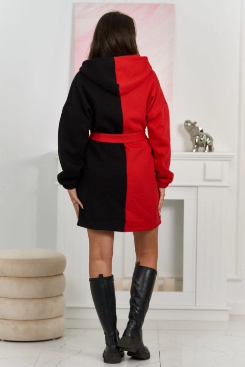 Bluza ocieplana dwukolorowa czarny + czerwony Bluza ocieplana dwukolorowa czarny + czerwony