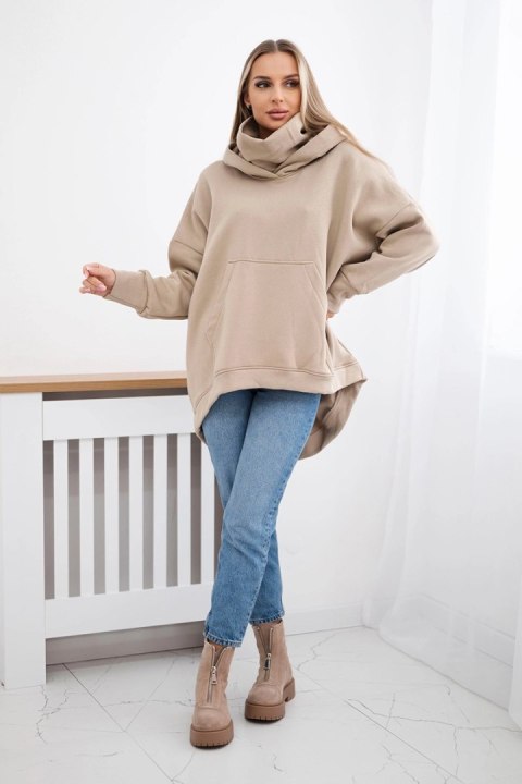 Bluza ocieplana oversize jasno beżowa Bluza ocieplana oversize jasno beżowa
