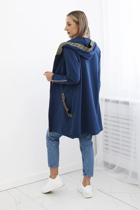 Bluza z ozdobną taśmą jeansowa Bluza z ozdobną taśmą jeansowa