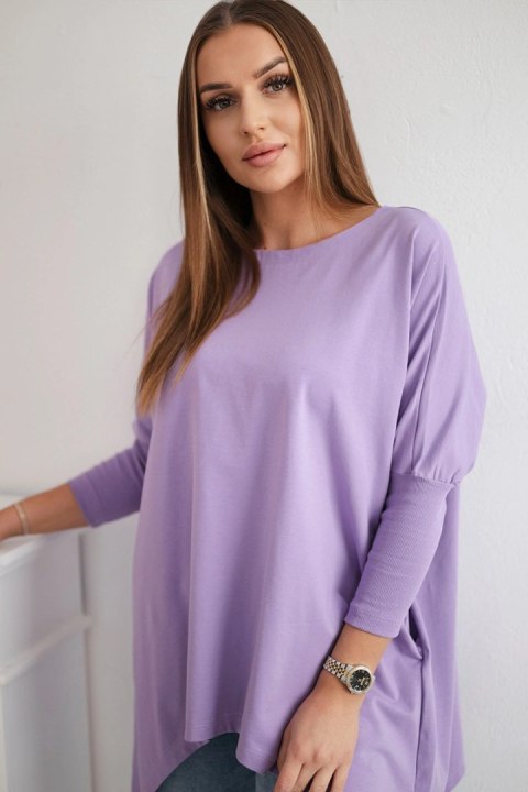 Bluzka oversize fioletowy Bluzka oversize fioletowy