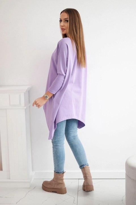 Bluzka oversize fioletowy Bluzka oversize fioletowy