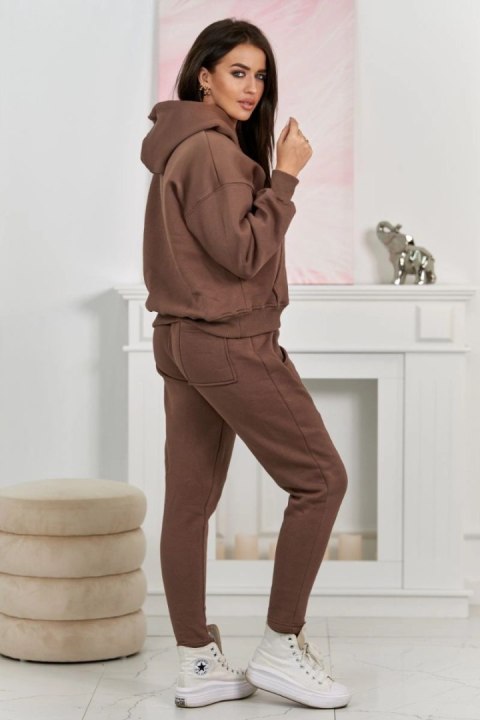 Komplet ocieplany bluza + spodnie mocca Komplet ocieplany bluza + spodnie mocca