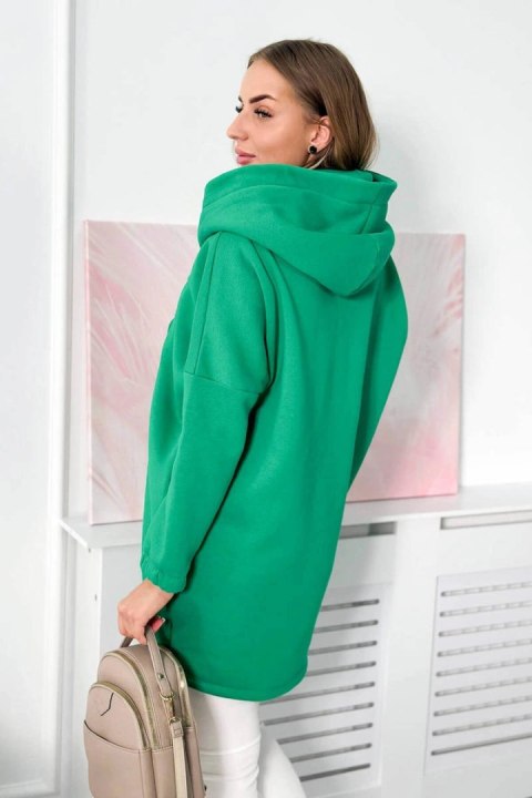 Bluza z krótkim suwakiem jasno zielona Bluza z krótkim suwakiem jasno zielona