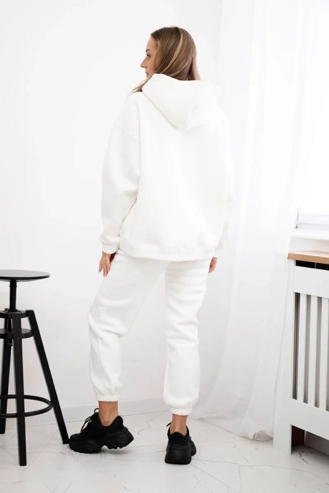 Komplet bawełniany ocieplany bluza + spodnie Brooklyn ecru Komplet bawełniany ocieplany bluza + spodnie Brooklyn ecru