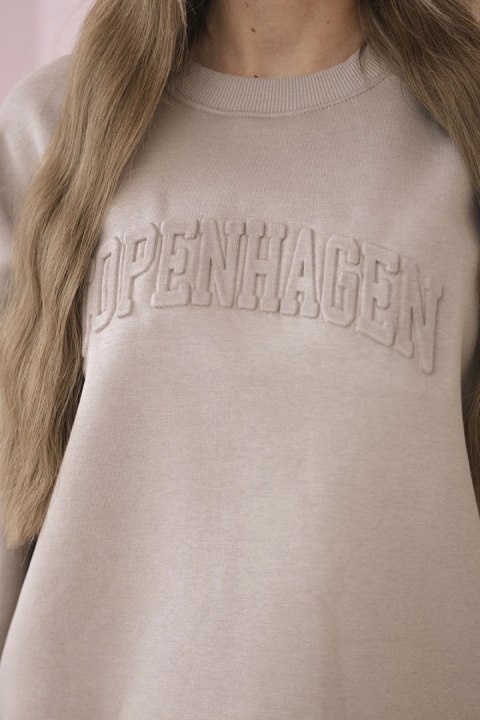 Komplet ocieplany Copenhagen ciemny beżowy Komplet ocieplany Copenhagen ciemny beżowy