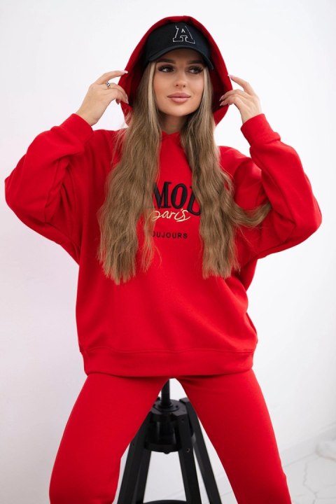Komplet ocieplany L'Amour czerwony Komplet ocieplany L'Amour czerwony