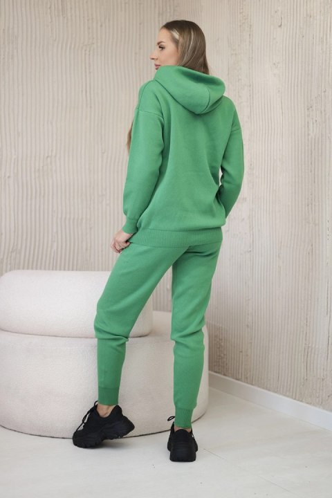 Komplet sweterkowy Bluza + Spodnie zielony Komplet sweterkowy Bluza + Spodnie zielony