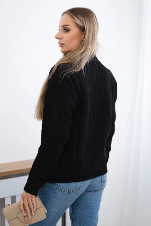 Sweter z półgolfem czarny Sweter z półgolfem czarny