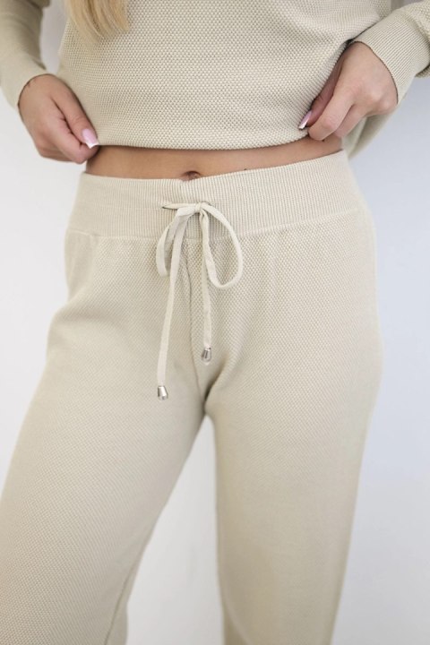 Komplet sweterkowy Bluza + Spodnie ciemny beżowy Komplet sweterkowy Bluza + Spodnie ciemny beżowy