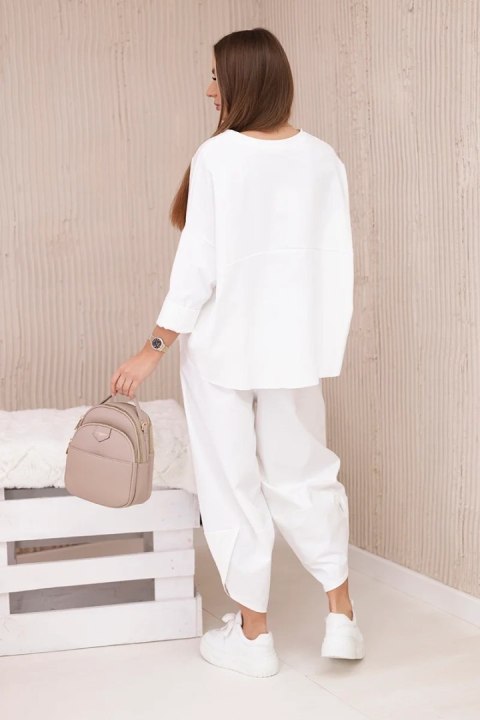 Komplet new punto bluza + spodnie ecru Komplet new punto bluza + spodnie ecru