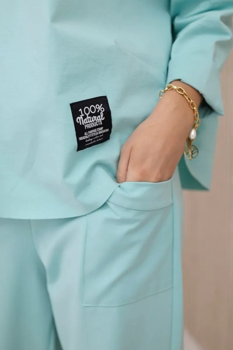 Komplet new punto bluza + spodnie miętowy Komplet new punto bluza + spodnie miętowy