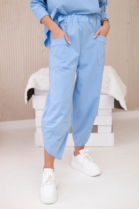 Komplet new punto bluza + spodnie niebieski Komplet new punto bluza + spodnie niebieski