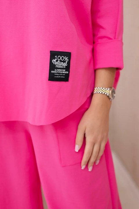 Komplet new punto bluza + spodnie różowy Komplet new punto bluza + spodnie różowy