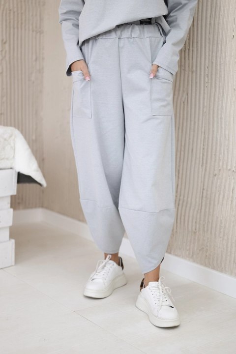 Komplet new punto bluza + spodnie szary Komplet new punto bluza + spodnie szary