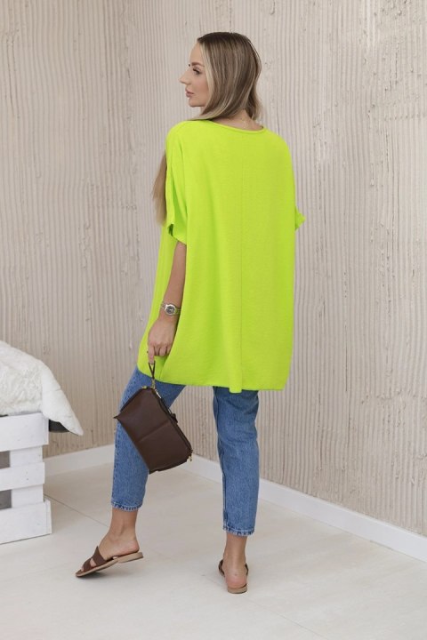 Bluzka oversize z wisiorkiem kiwi Bluzka oversize z wisiorkiem kiwi