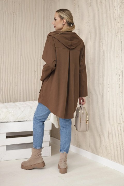Bluza z kapturem Punto Milano Winter brązowa Bluza z kapturem Punto Milano Winter brązowa