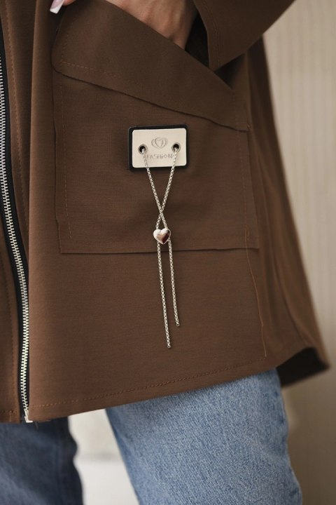 Bluza z kapturem Punto Milano Winter brązowa Bluza z kapturem Punto Milano Winter brązowa