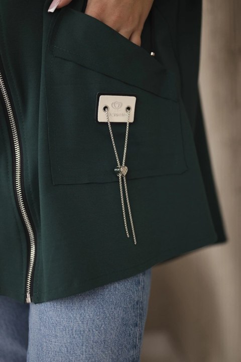 Bluza z kapturem Punto Milano Winter ciemno zielona Bluza z kapturem Punto Milano Winter ciemno zielona