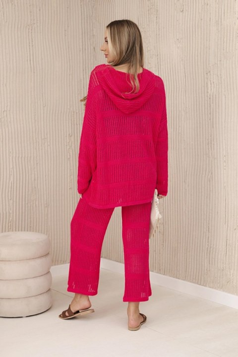 Komplet ażurowy Rayon fuksja Komplet ażurowy Rayon fuksja