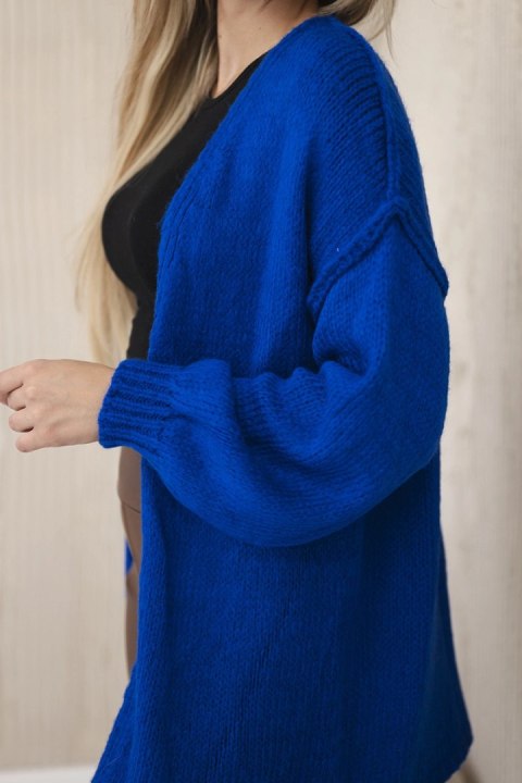 Sweter Kardigan z moherem chabrowy Sweter Kardigan z moherem chabrowy