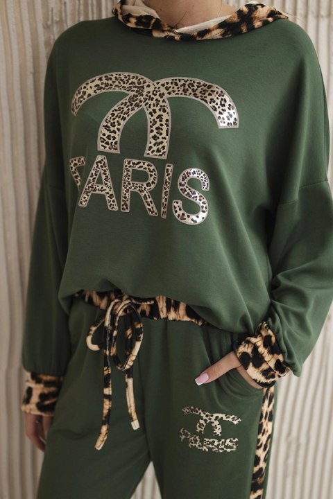 Komplet Paris Bluza + Spodnie khaki Komplet Paris Bluza + Spodnie khaki