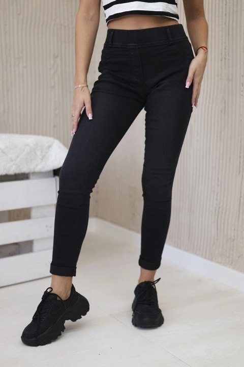 Spodnie jeansowe czarne Spodnie jeansowe czarne