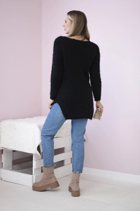 Sweter z włosem czarny Sweter z włosem czarny