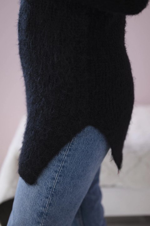 Sweter z włosem czarny Sweter z włosem czarny