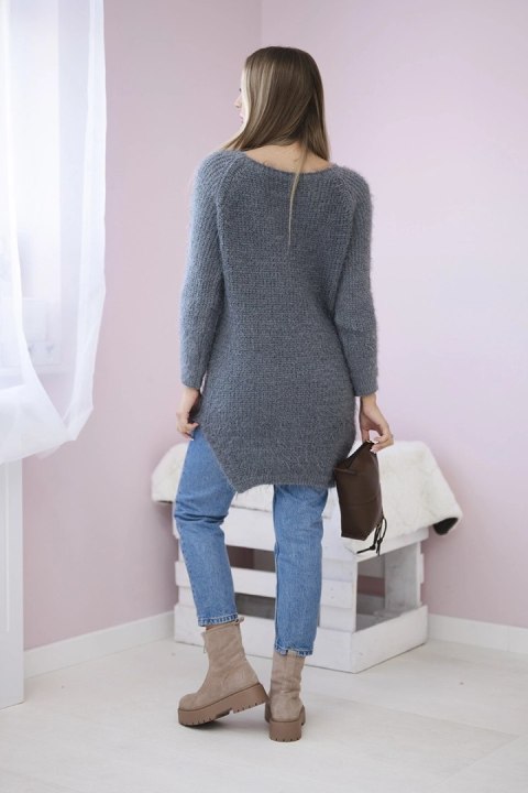 Sweter z włosem grafitowy Sweter z włosem grafitowy