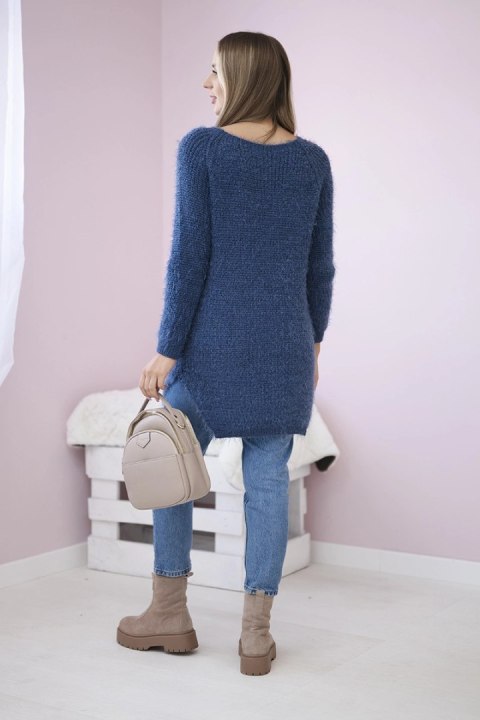 Sweter z włosem jeansowy Sweter z włosem jeansowy