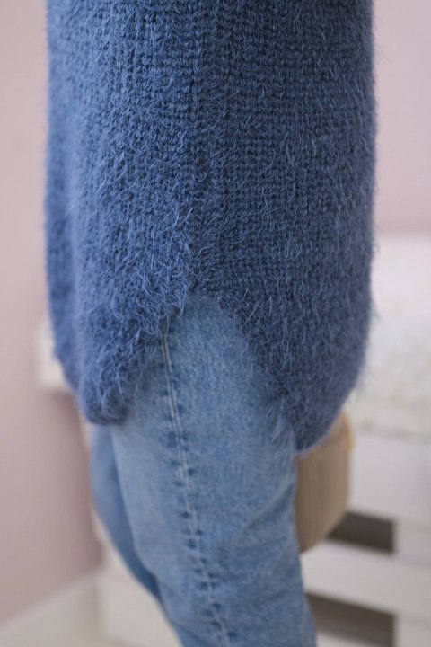 Sweter z włosem jeansowy Sweter z włosem jeansowy