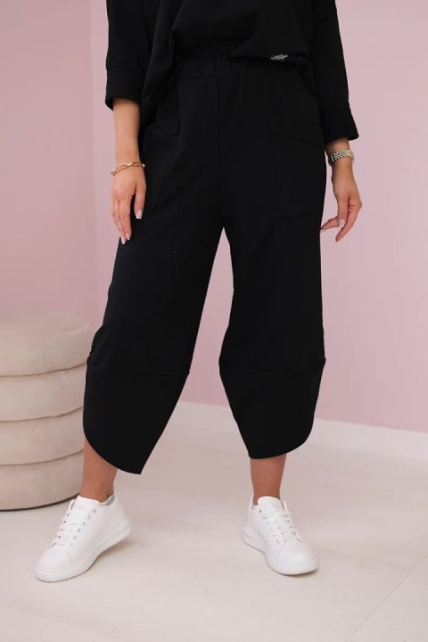 Komplet bawełniany bluza + spodnie czarny Komplet bawełniany bluza + spodnie czarny