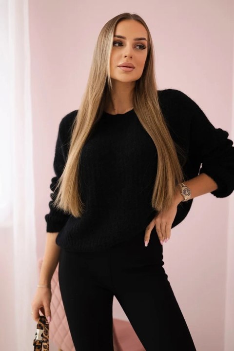 Sweter baby alpaka czarny Sweter baby alpaka czarny