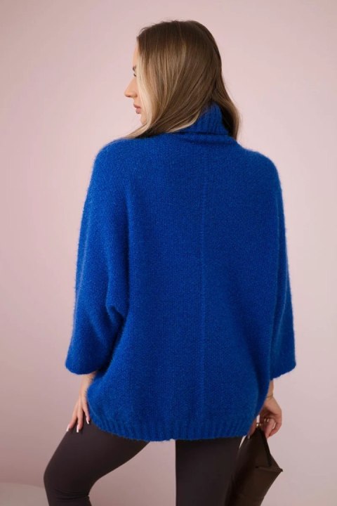 Sweter z golfem chabrowy Sweter z golfem chabrowy