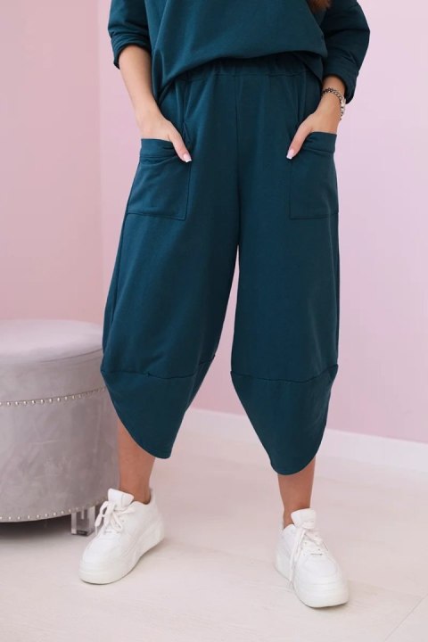 Komplet bawełniany bluza + spodnie morski Komplet bawełniany bluza + spodnie morski