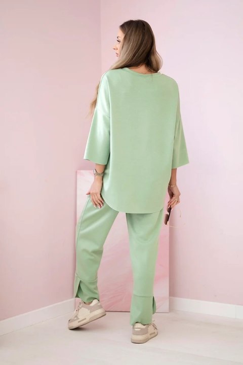 Komplet bluza + spodnie masełko pistacjowy Komplet bluza + spodnie masełko pistacjowy