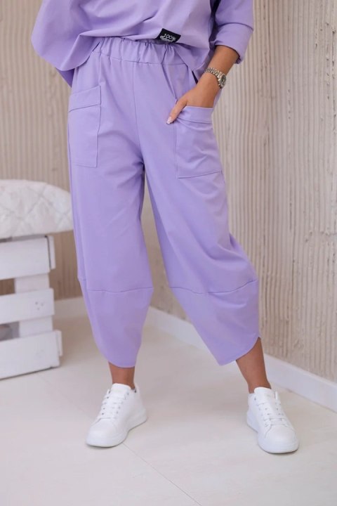 Komplet new punto bluza + spodnie jasny fioletowy Komplet new punto bluza + spodnie jasny fioletowy