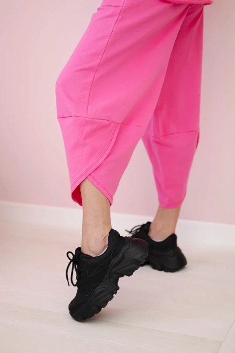 Komplet bawełniany bluza + spodnie jasny różowy Komplet bawełniany bluza + spodnie jasny różowy
