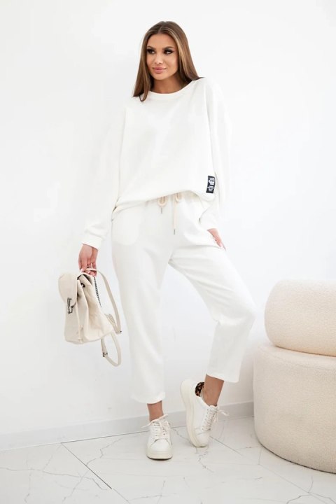 Komplet masełko bluza + spodnie ecru Komplet masełko bluza + spodnie ecru