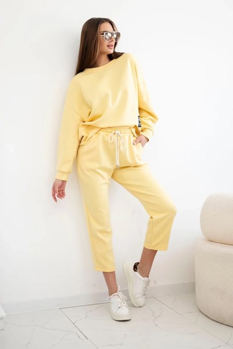 Komplet masełko bluza + spodnie żółty Komplet masełko bluza + spodnie żółty