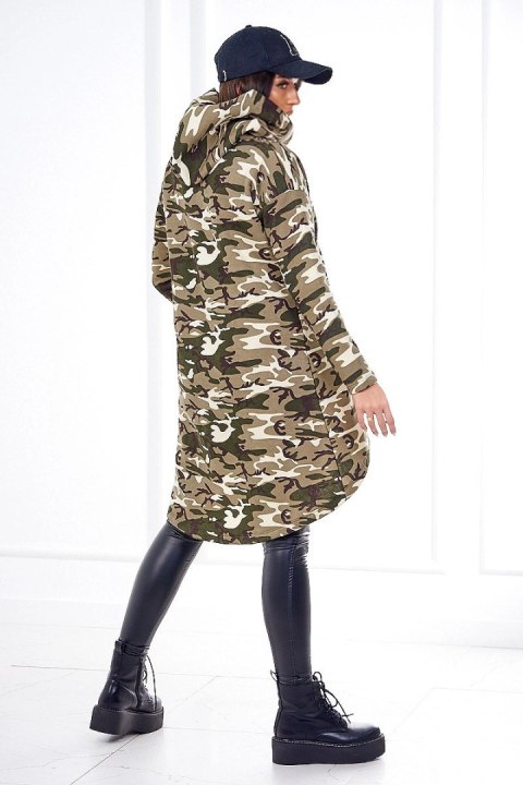 Sukienka moro khaki+ecru Sukienka moro khaki+ecru
