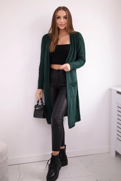 Sweter z kieszeniami zielony Sweter z kieszeniami zielony