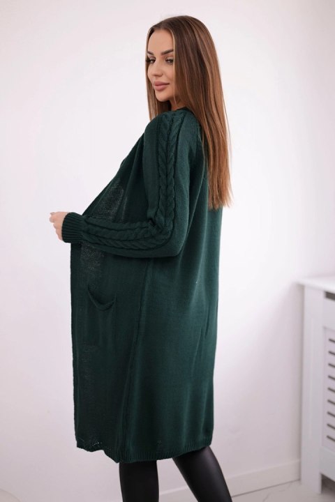 Sweter z kieszeniami zielony Sweter z kieszeniami zielony