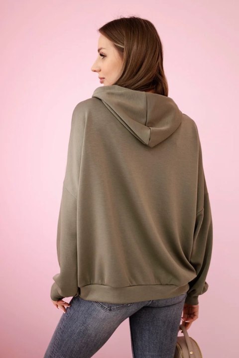 Bluza z kapturem masełko khaki Bluza z kapturem masełko khaki