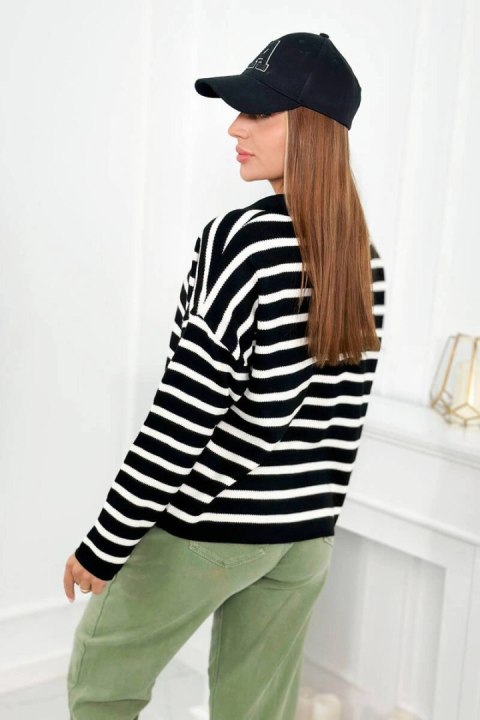 Sweter w paski ecru Sweter w paski ecru