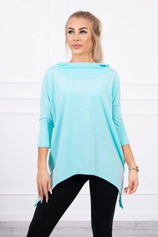 Bluza z nadrukiem skrzydeł miętowa