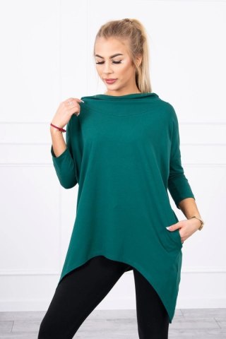 Bluza z nadrukiem skrzydeł zielona
